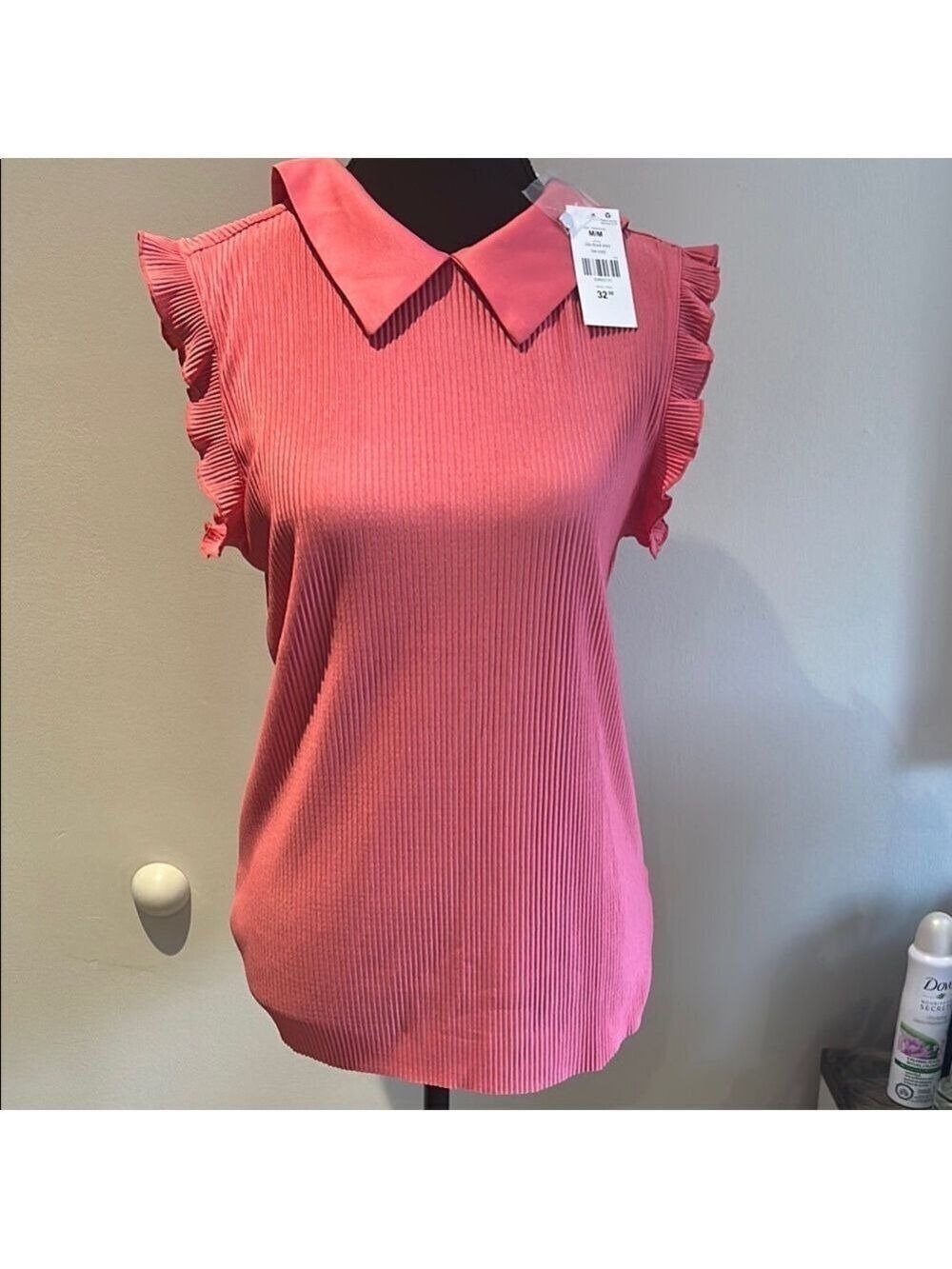 BNWT Ruffled Collar Top from Suzy Shier